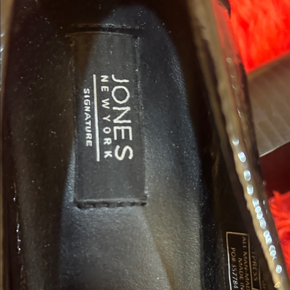Jones New York Shiny Black Loafers - Picture 2 of 9